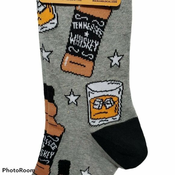 Locals Only Crew Socks Tennessee Whiskey Business - Picture 6 of 9
